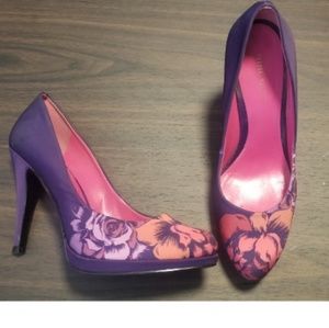 Purple Nine West Heels